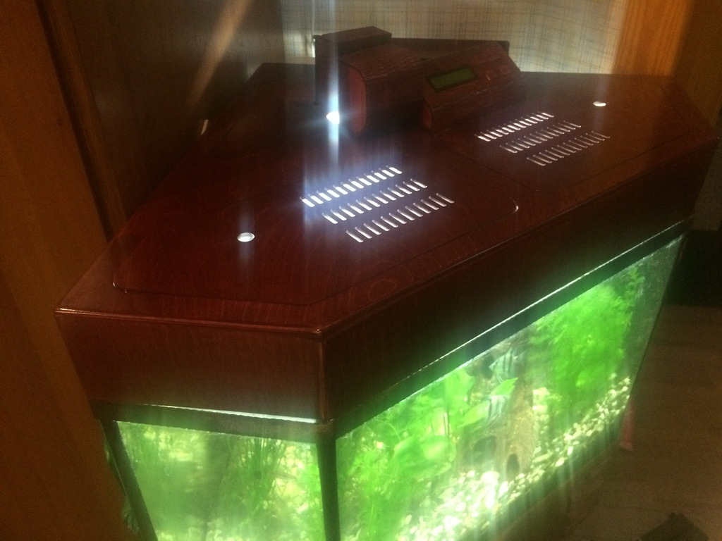 Aquarium lid with automatic - My, Aquarium, Registration, My, Favourite buisness, Longpost