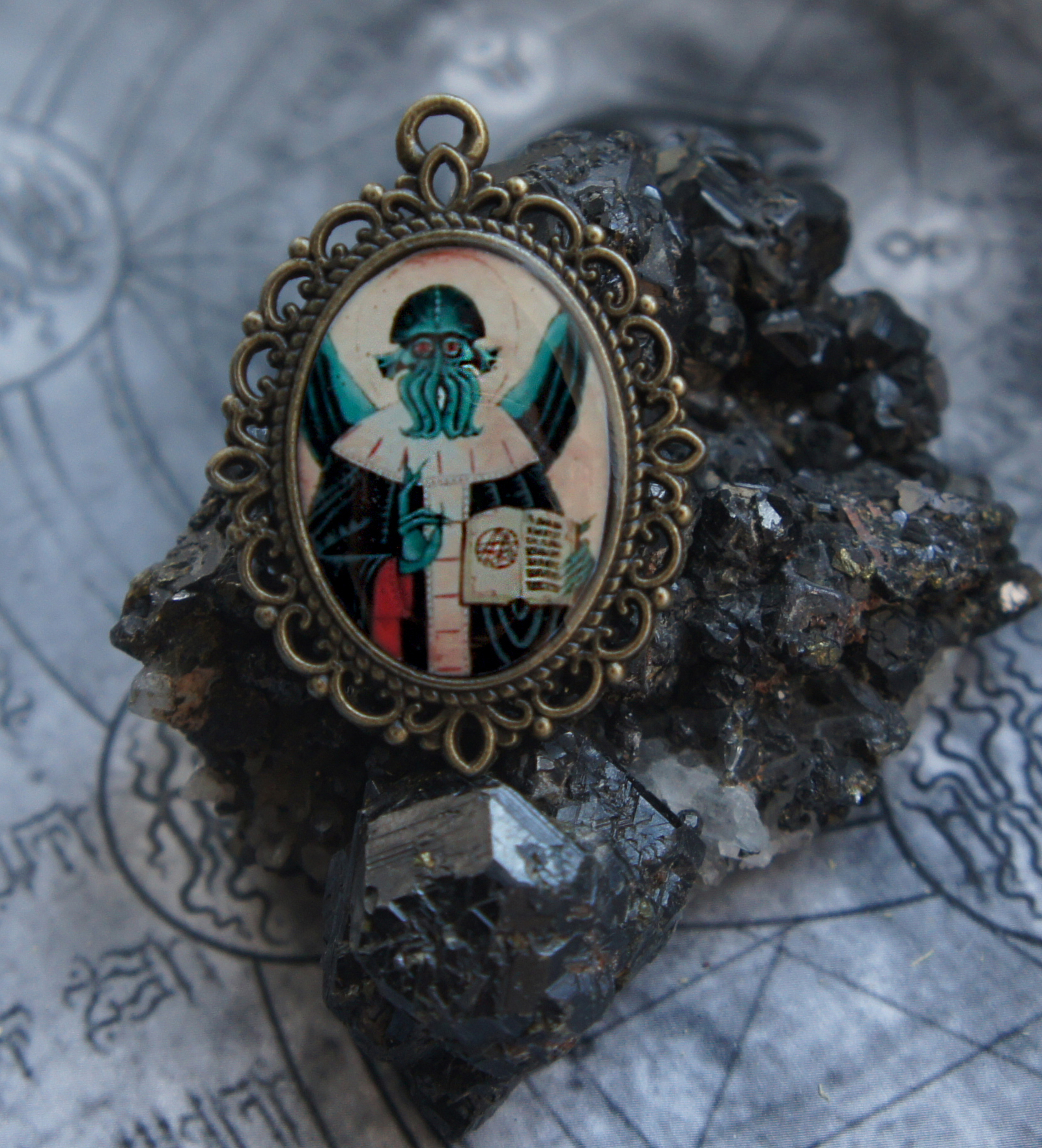 A little new - My, Mystical decorations, Howard Phillips Lovecraft, Cthulhu, Needlework without process, Longpost