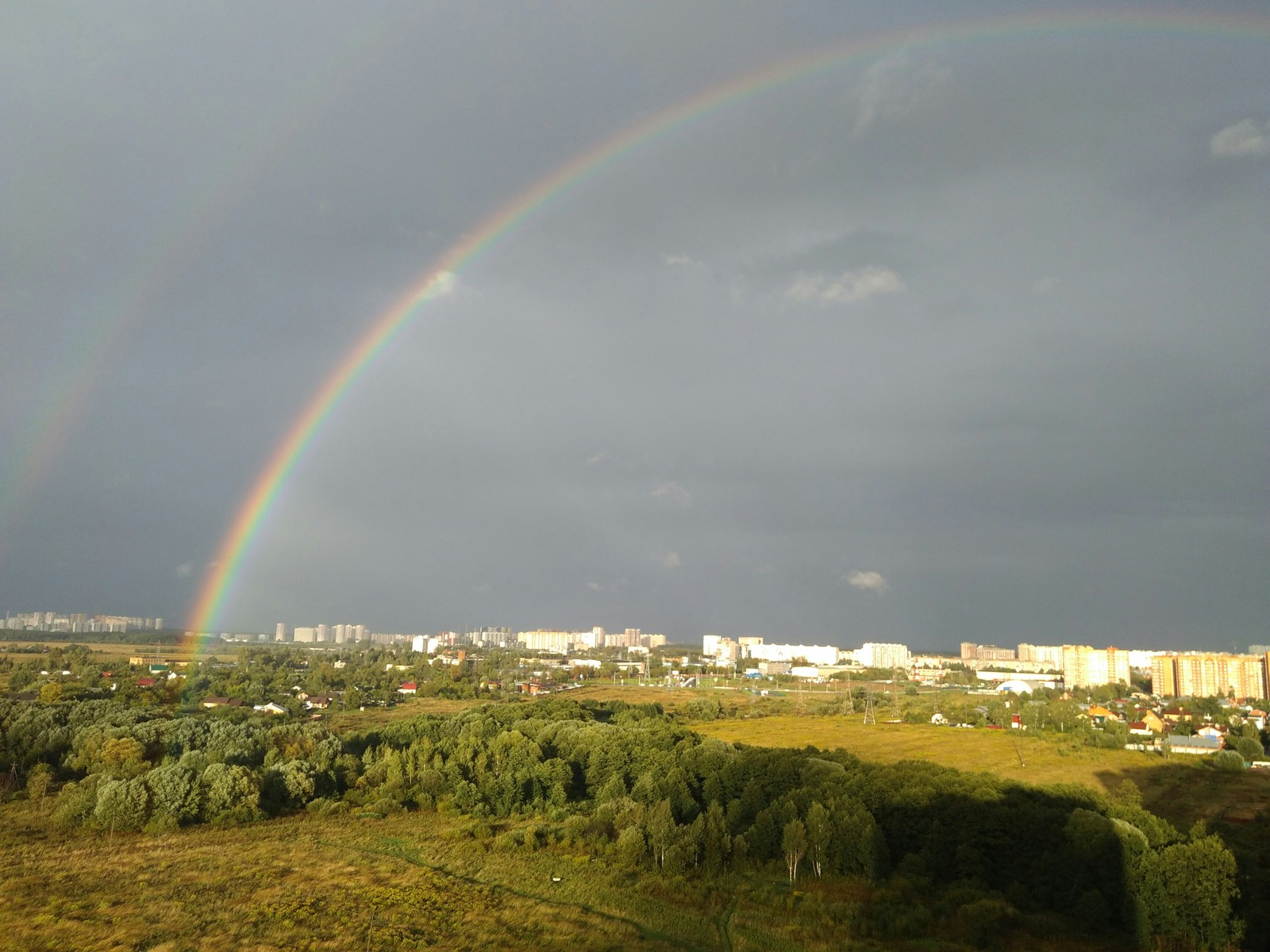 Nature is wonderful! - My, Rainbow, Nature, beauty, Longpost