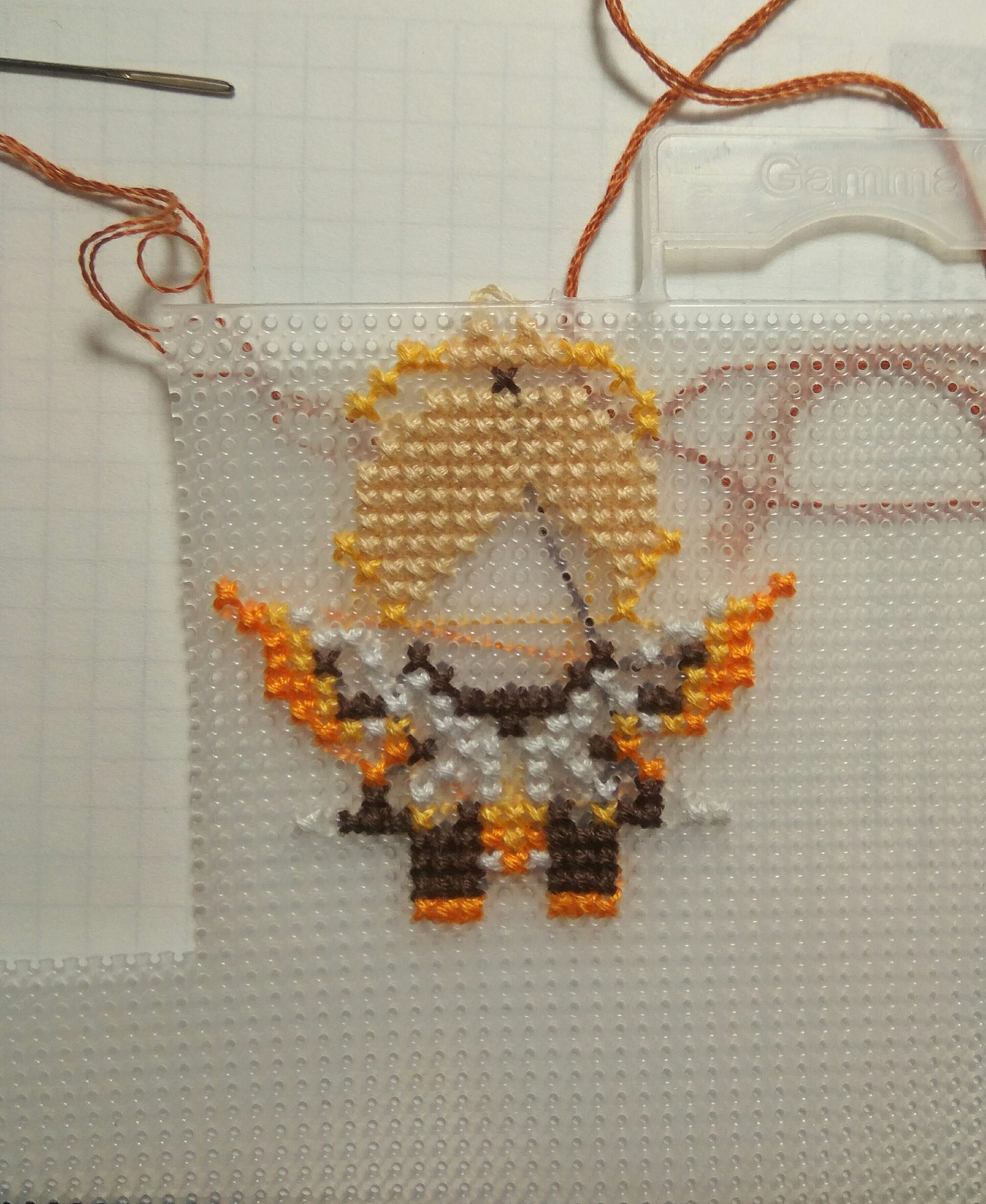 Keychain Mercy - My, Overwatch, Mercy, Handmade, Keychain, Blizzard, Longpost