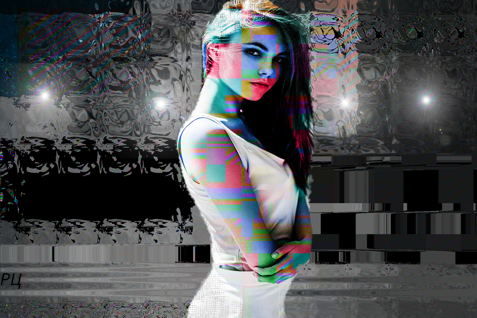 Nikita rc art - My, Glitch, Glitchart, Art, Longpost