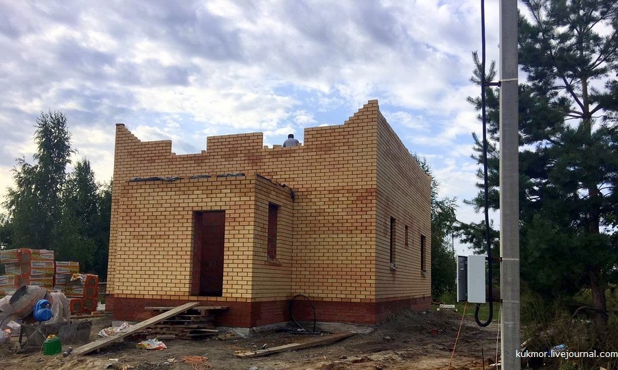 We build your house in 90 days. 47-52 days (12.09-17.09). Second floor walls almost completed - My, Home construction, My house, First floor, My, The photo, Kazan, Novye Salmachi, Longpost