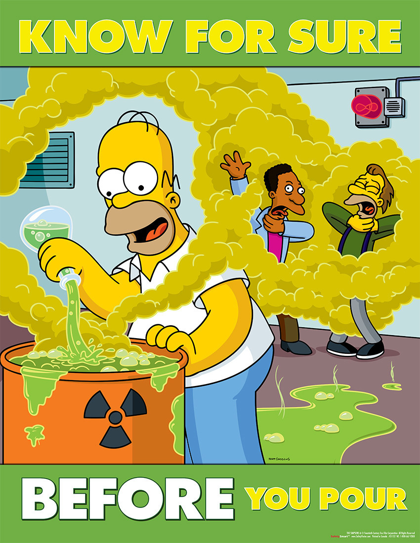 Posters The Simpsons Part 1 (Production) - The Simpsons, Poster, Production, Serials, Safety engineering, Longpost