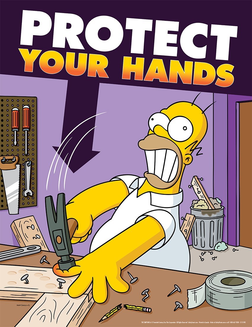 Posters The Simpsons Part 1 (Production) - The Simpsons, Poster, Production, Serials, Safety engineering, Longpost