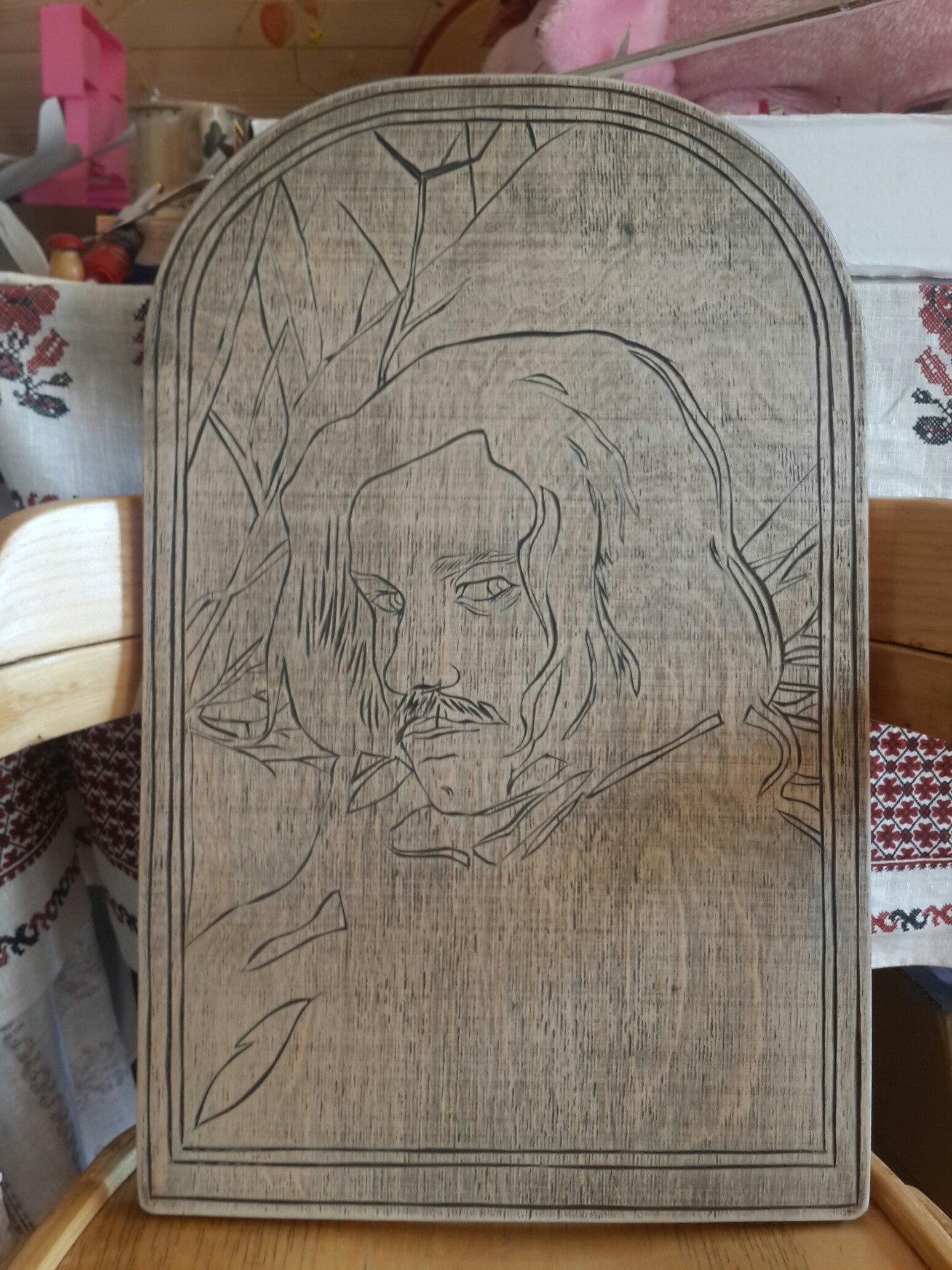 Cut out Gogol - My, Nikolay Gogol, Wood carving, Longpost