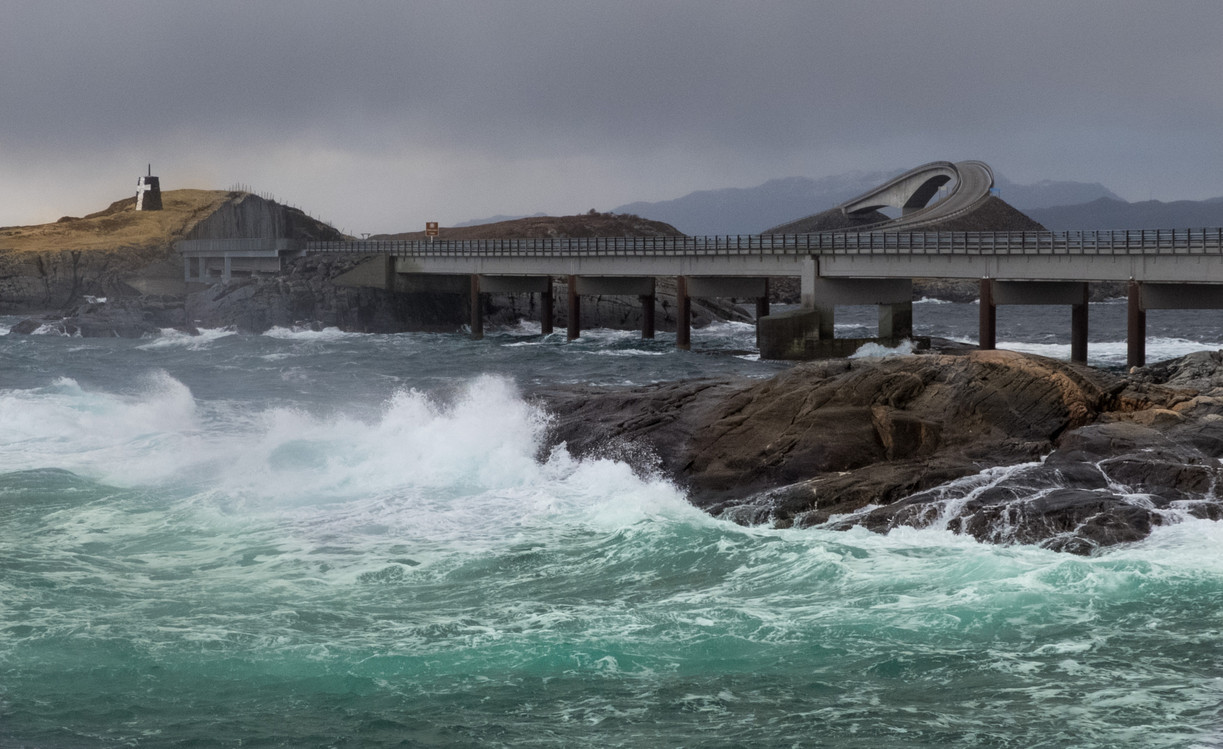 Atlantic road in Norway. - The photo, Road, Longpost