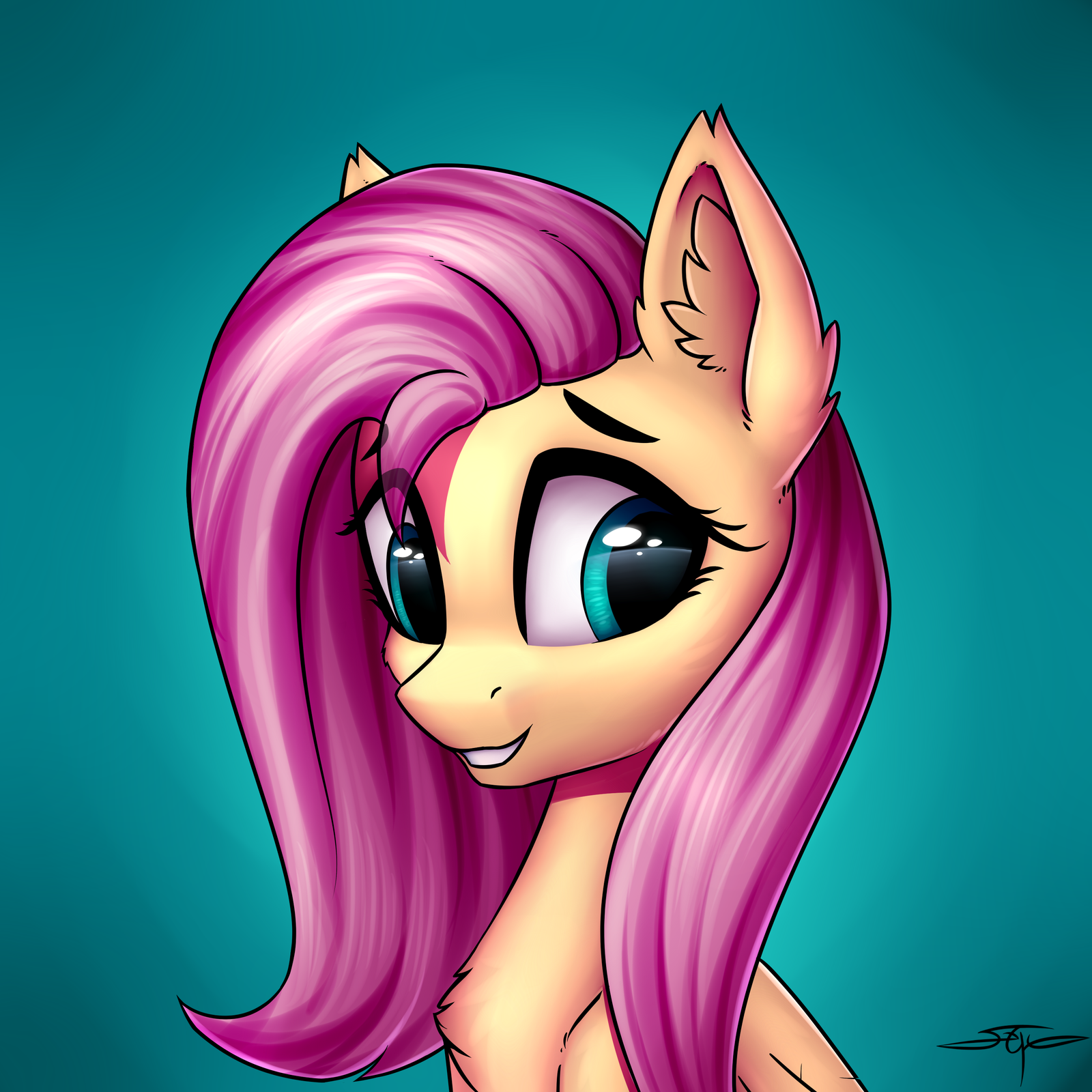 Fluttershy by Setharu - My little pony, Fluttershy, Setharu