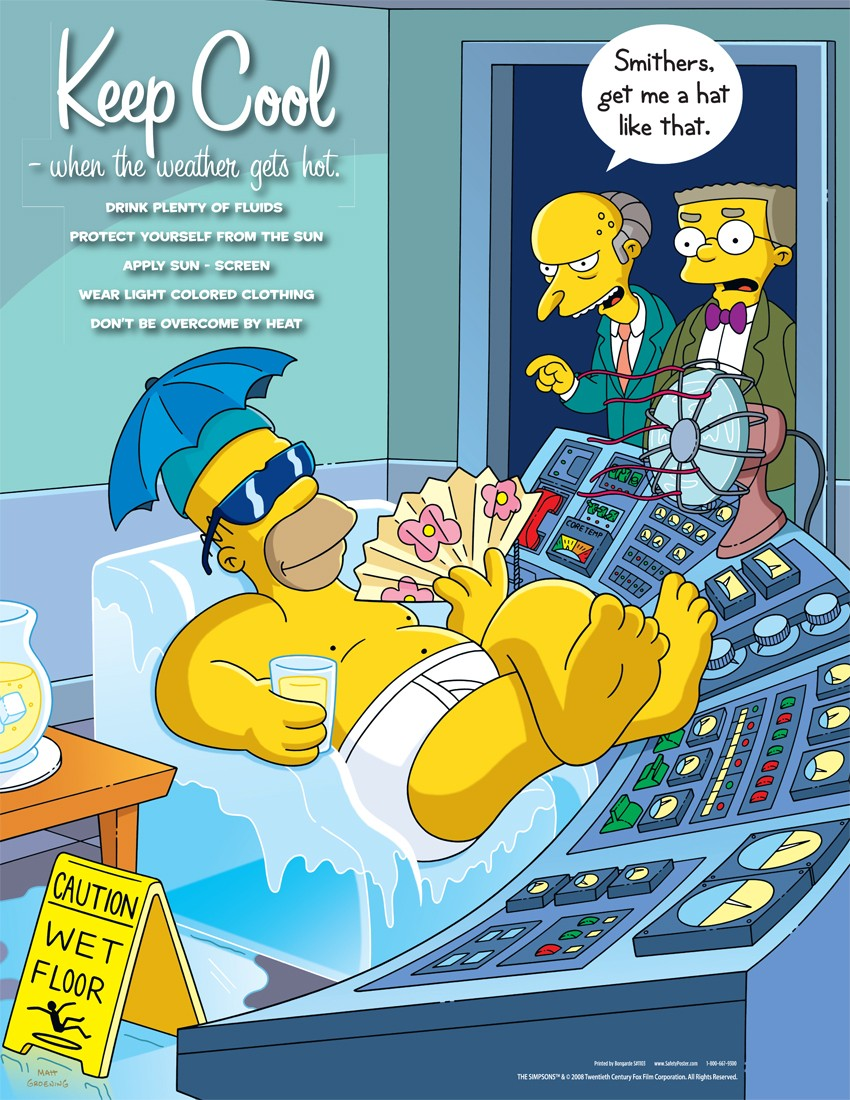 Posters The Simpsons Part 2 (Production) - The Simpsons, Poster, Production, Serials, Safety engineering, Longpost