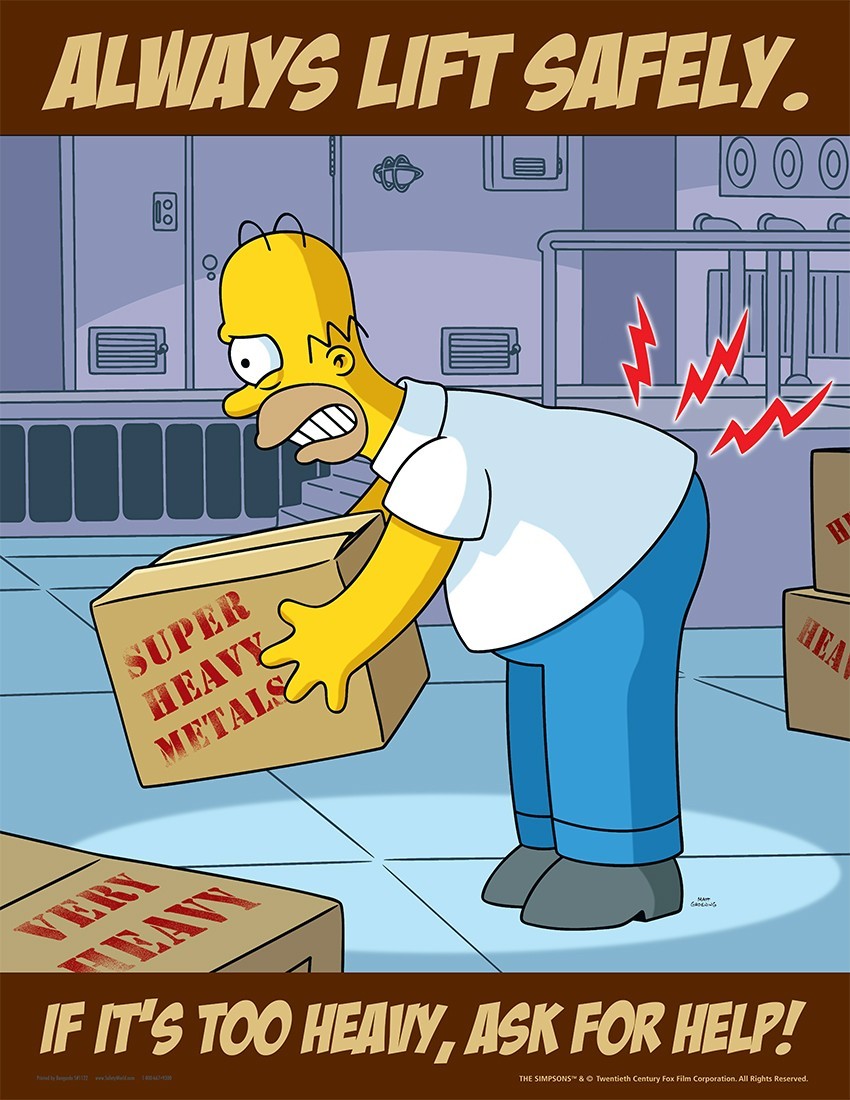 Posters The Simpsons Part 2 (Production) - The Simpsons, Poster, Production, Serials, Safety engineering, Longpost