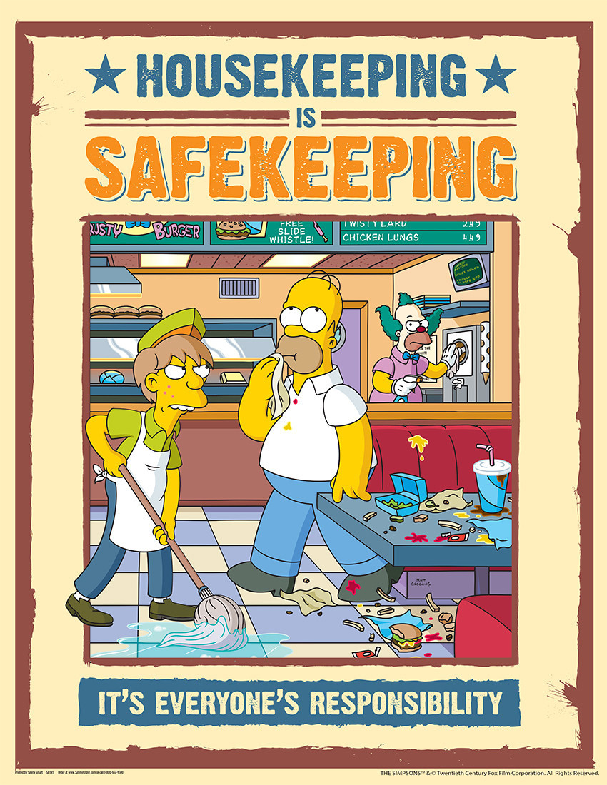 Posters The Simpsons Part 2 (Production) - The Simpsons, Poster, Production, Serials, Safety engineering, Longpost