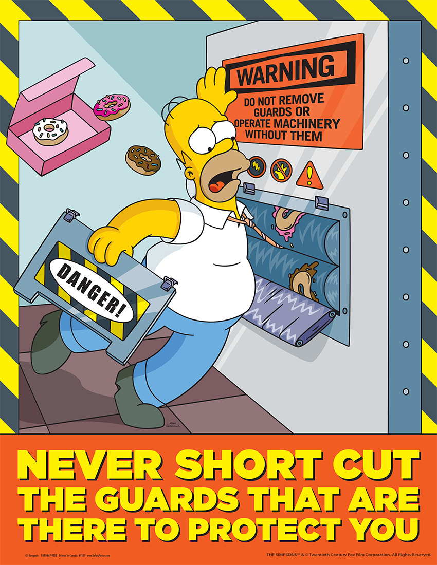 Posters The Simpsons Part 2 (Production) - The Simpsons, Poster, Production, Serials, Safety engineering, Longpost