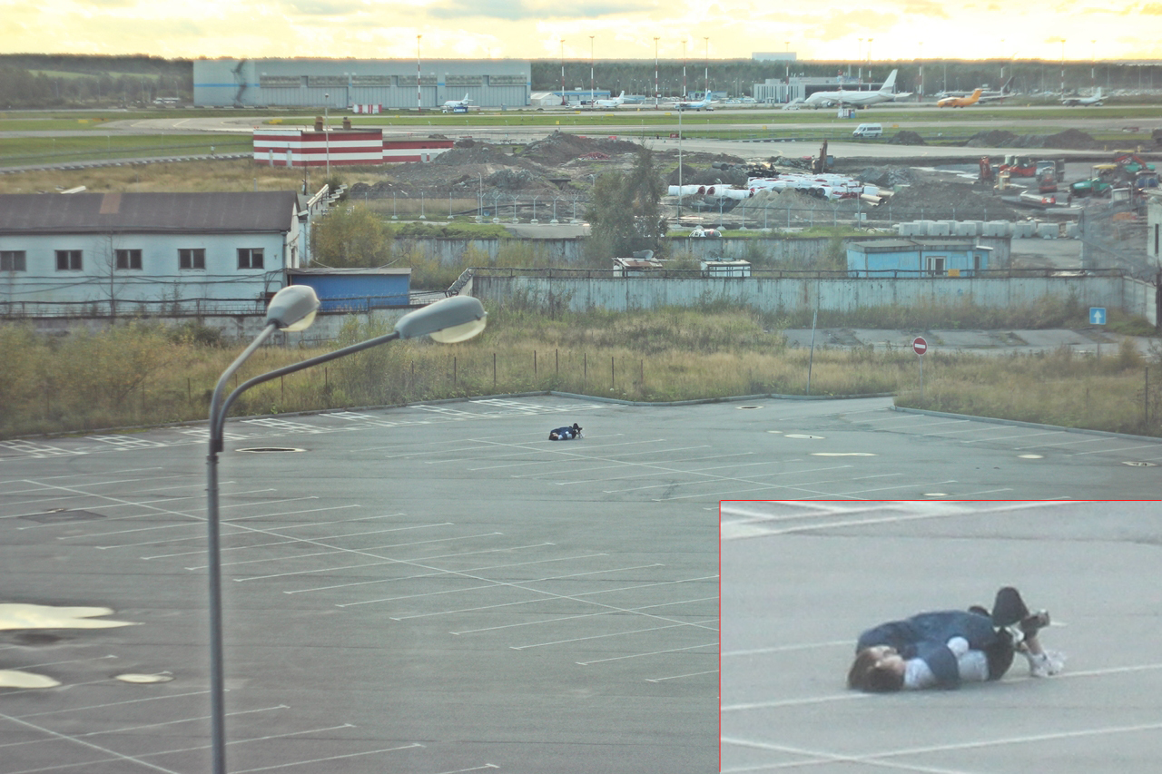 A couple in the parking lot. Pulkovo 2 - My, Pulkovo, Saint Petersburg, Romance