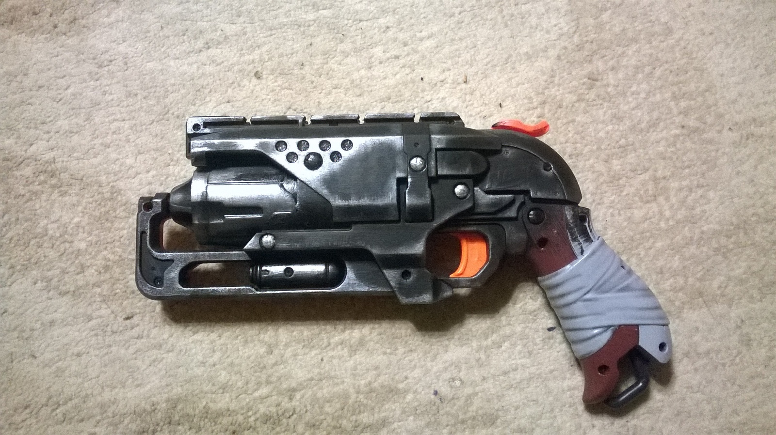 Custom weapons from NERF - My, Custom, My, Weapon, Nerf, Craft, Nerf, Handmade, The zombie apocalypse, Longpost, Customization