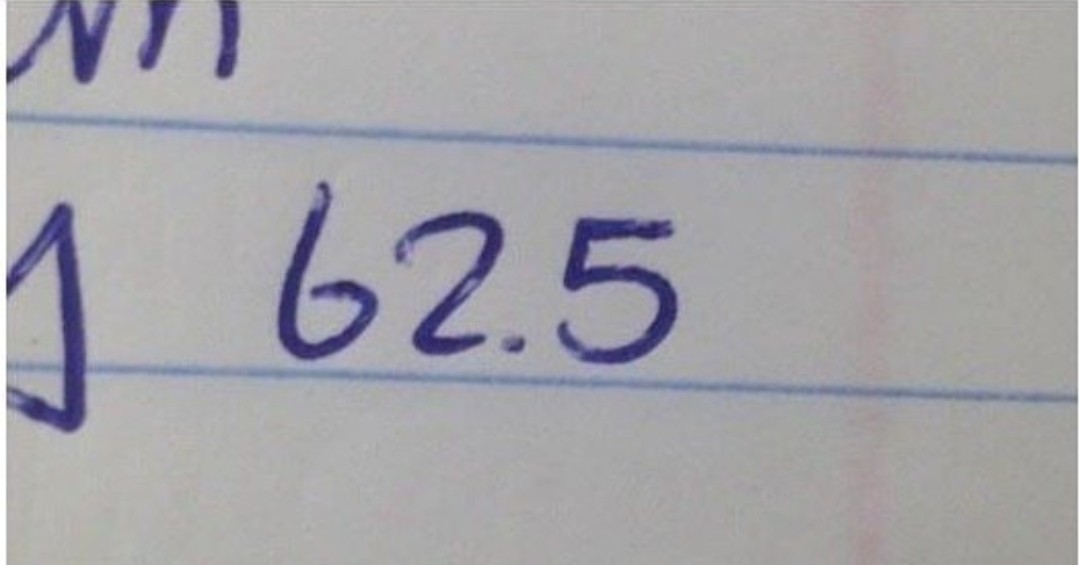 You just look at this number 5. It's just great. - Numbers, It's five