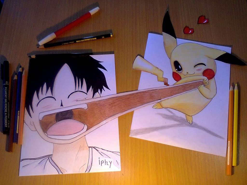 Author: Iphy-Alzelvin - One piece, Dragon ball, Pokemon, Onepunchman, Fairy Tail, Anime art, Anime, Drawing, Longpost