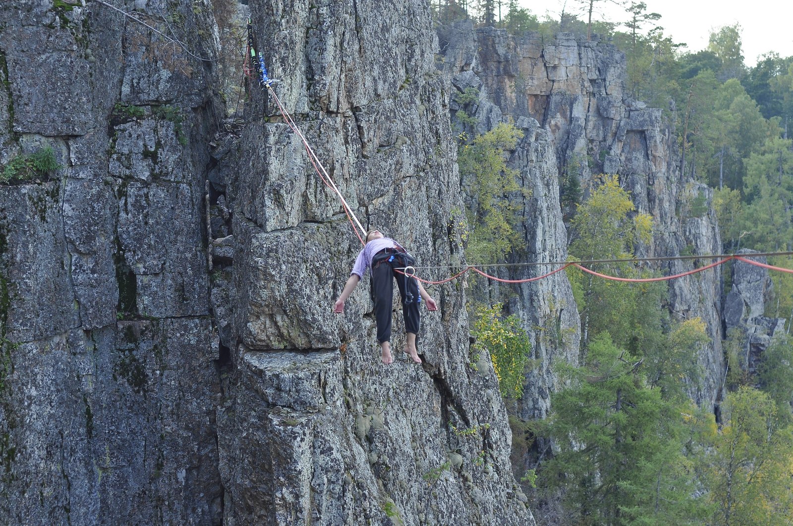 Trip to Aigir (Bashkortostan). Second attempt to get high. - My, Aigir, Tourism, Slackline, Tightrope walker, Height, Hike, King of the hill, Extreme, Longpost