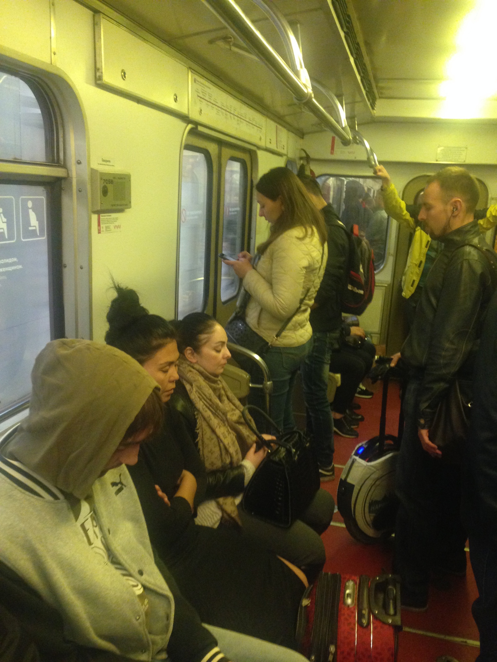 Just one subway car, what a set of characters - My, Moscow Metro, Fast, Philosophy, Longpost