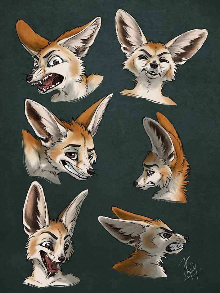 Such a different fennec - NSFW, Furry, Anthro, Art, Furotica, Kippurable, Longpost