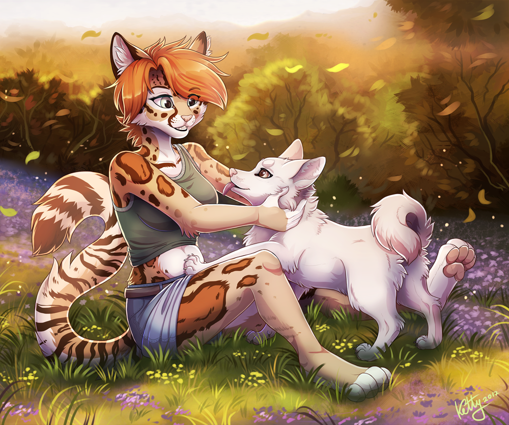 Come here little one - Furry, Anthro, Art, Ketty