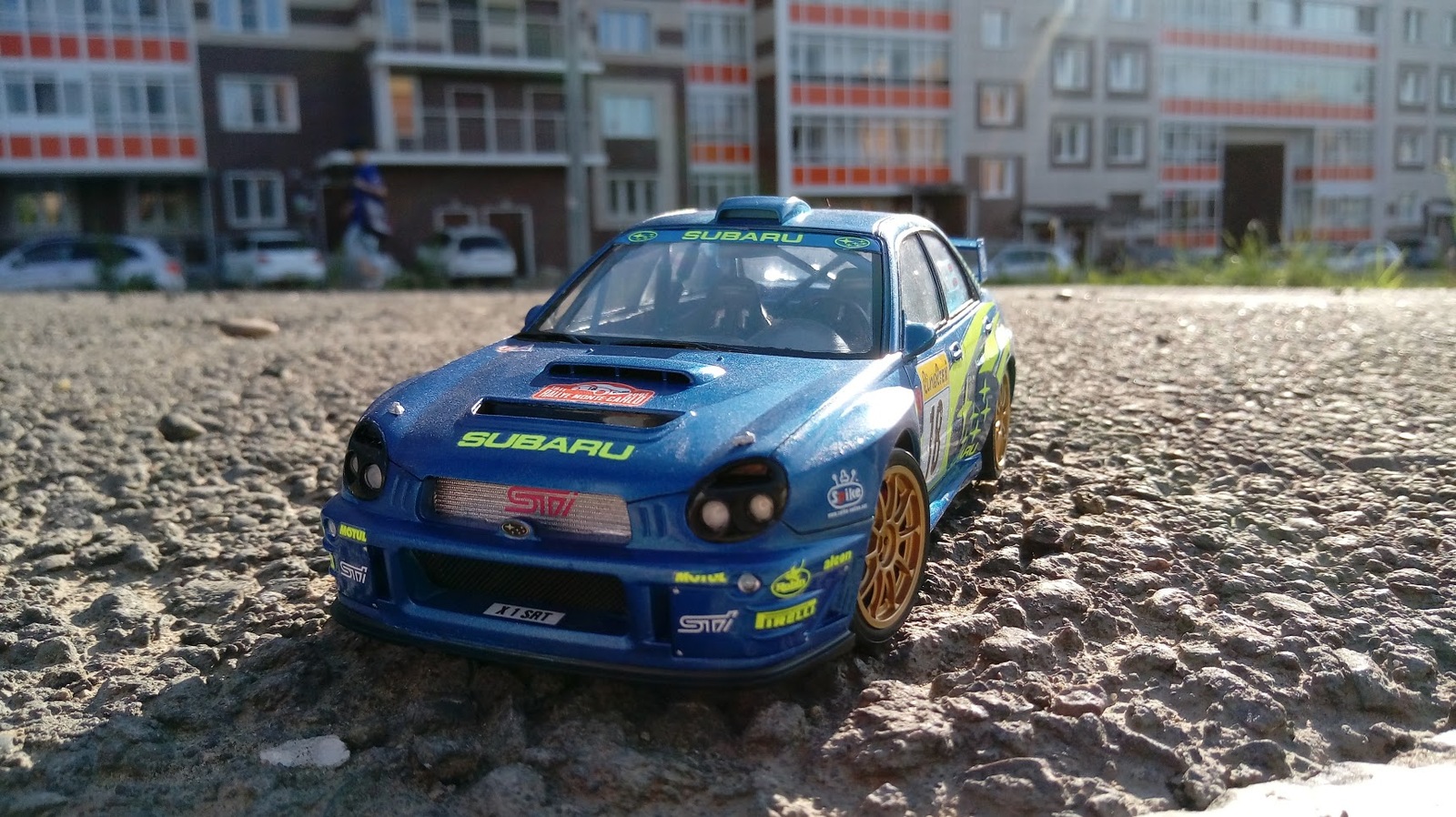 Subaru Impreza WRC 2001 1/24 by Tamiya - Longpost, Subaru impreza, Prefabricated model, Car modeling, Tamiya, My