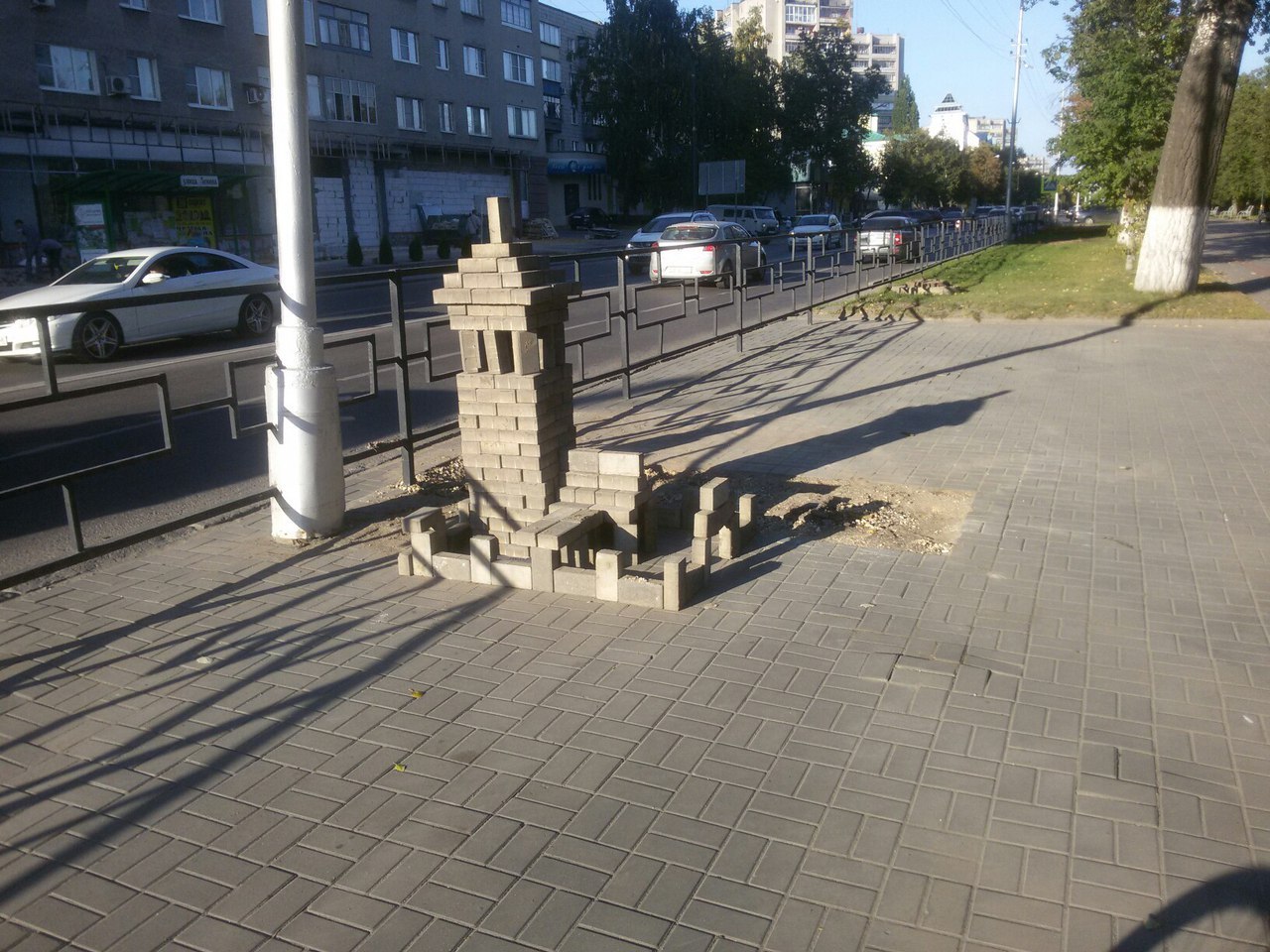 When you are an architect at heart - Building, Paving slabs, Lipetsk