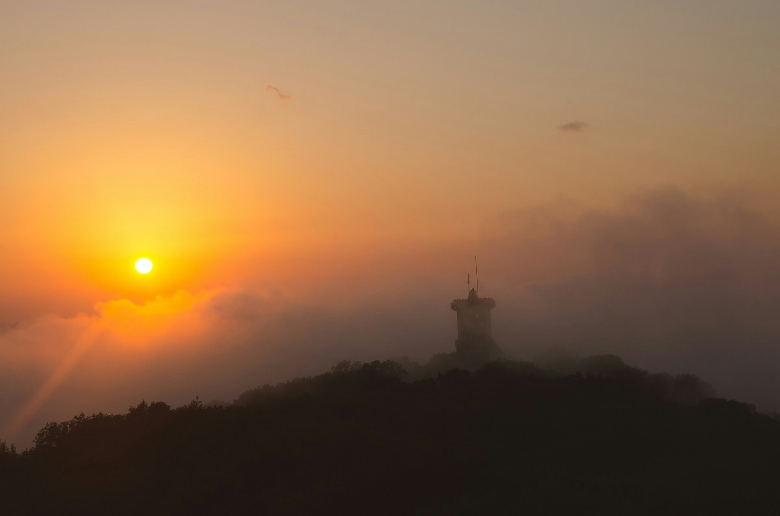 Akhun Tower - My, Akhun, Sochi, Sunset, Nikon d7000, Sigma 17-50