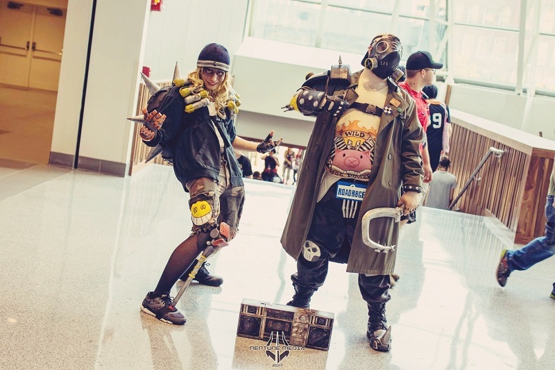 Junkrat and Roadhog cosplay - Cosplay, Overwatch, Junkrat, Roadhog