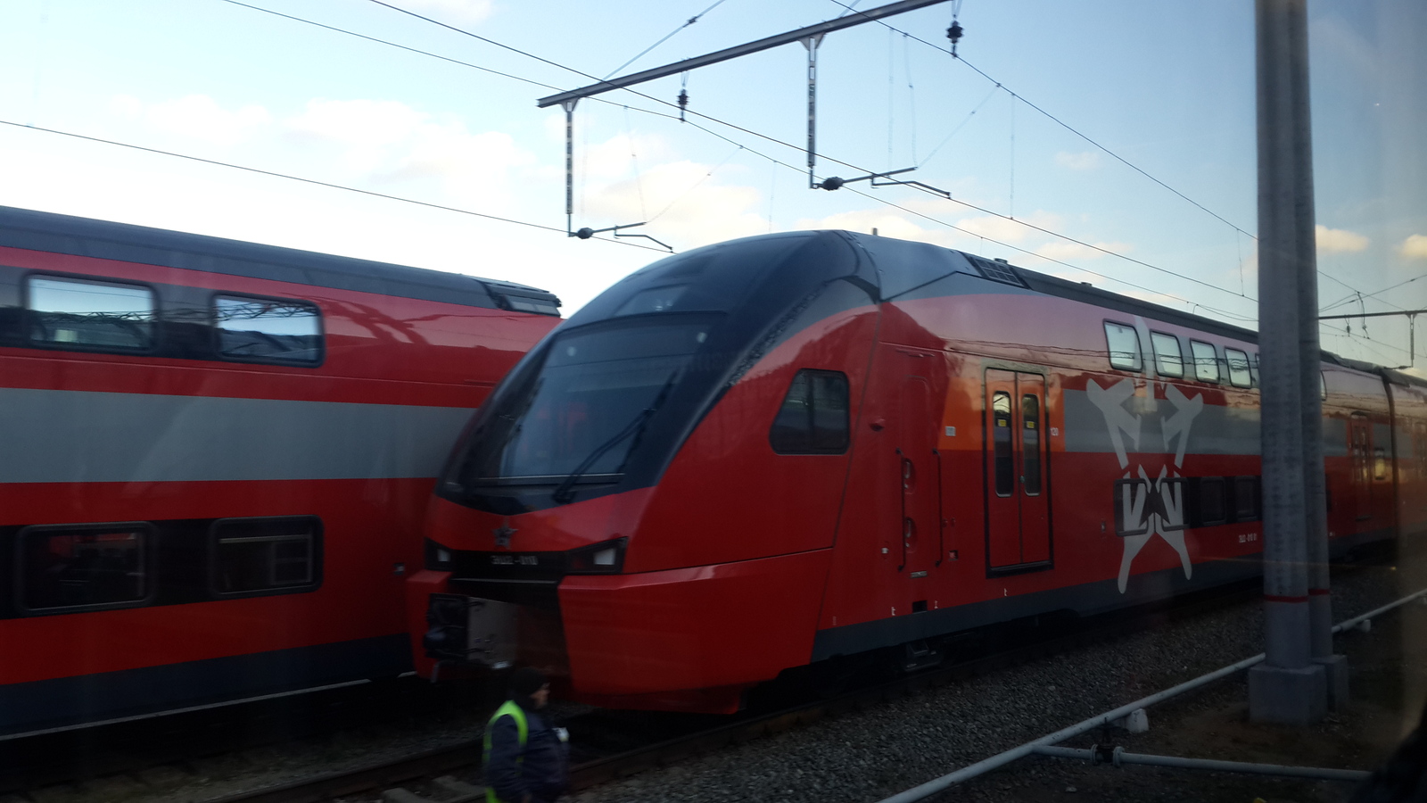 It looks like Aeroexpress trains will now be double-decker - My, The airport, Aeroexpress, Ball