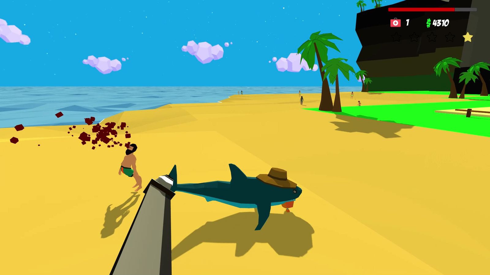 The developers claim that the new shark simulator game will be the bloodiest - Games, Simulator, Cruelty, Blood, Video, Longpost