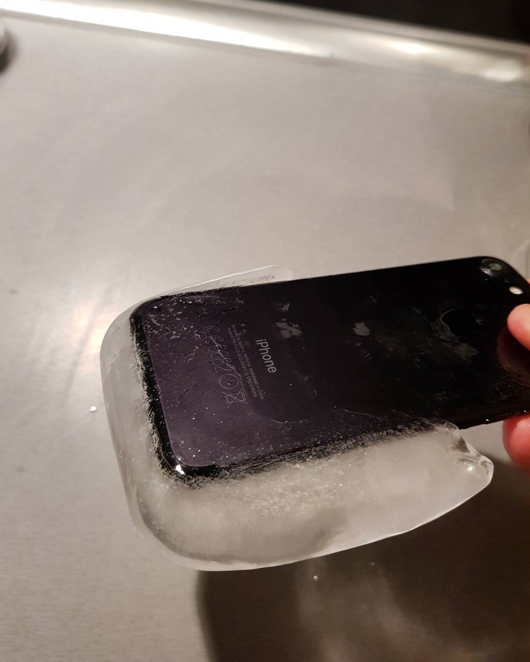 Cool?! - My, iPhone, Ice, Cooling, Longpost