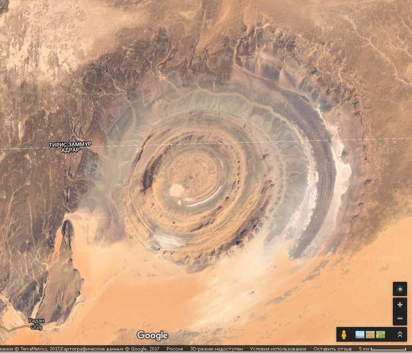 The center of the world? - Land, Africa, Eye of the Sahara, Geography, Longpost