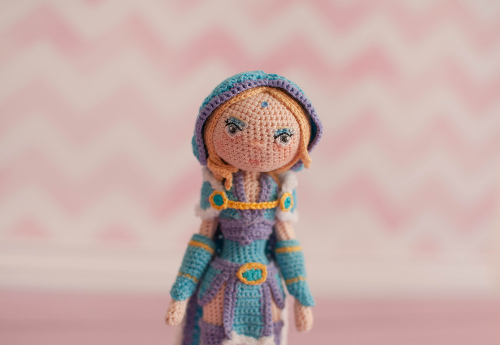 Crystal Maiden - My, Dota, Needlework, Doll, Handmade, Forum, Crystal maiden, Longpost