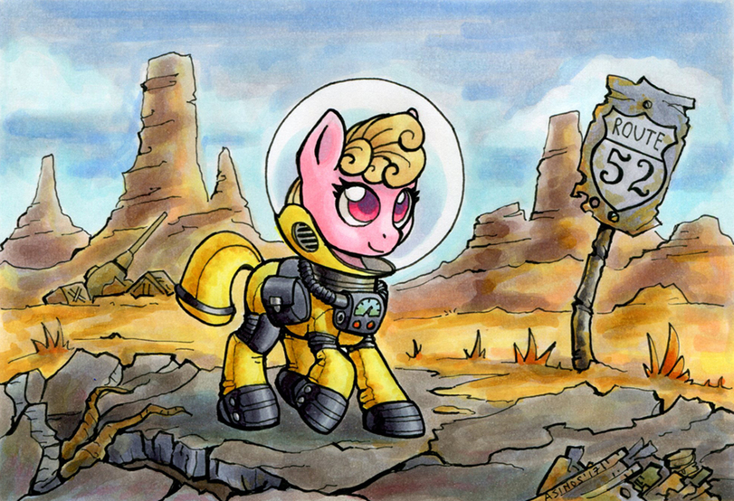 ПаппиСмайл - My Little Pony, Original Character, Fallout: Equestria, Asimos