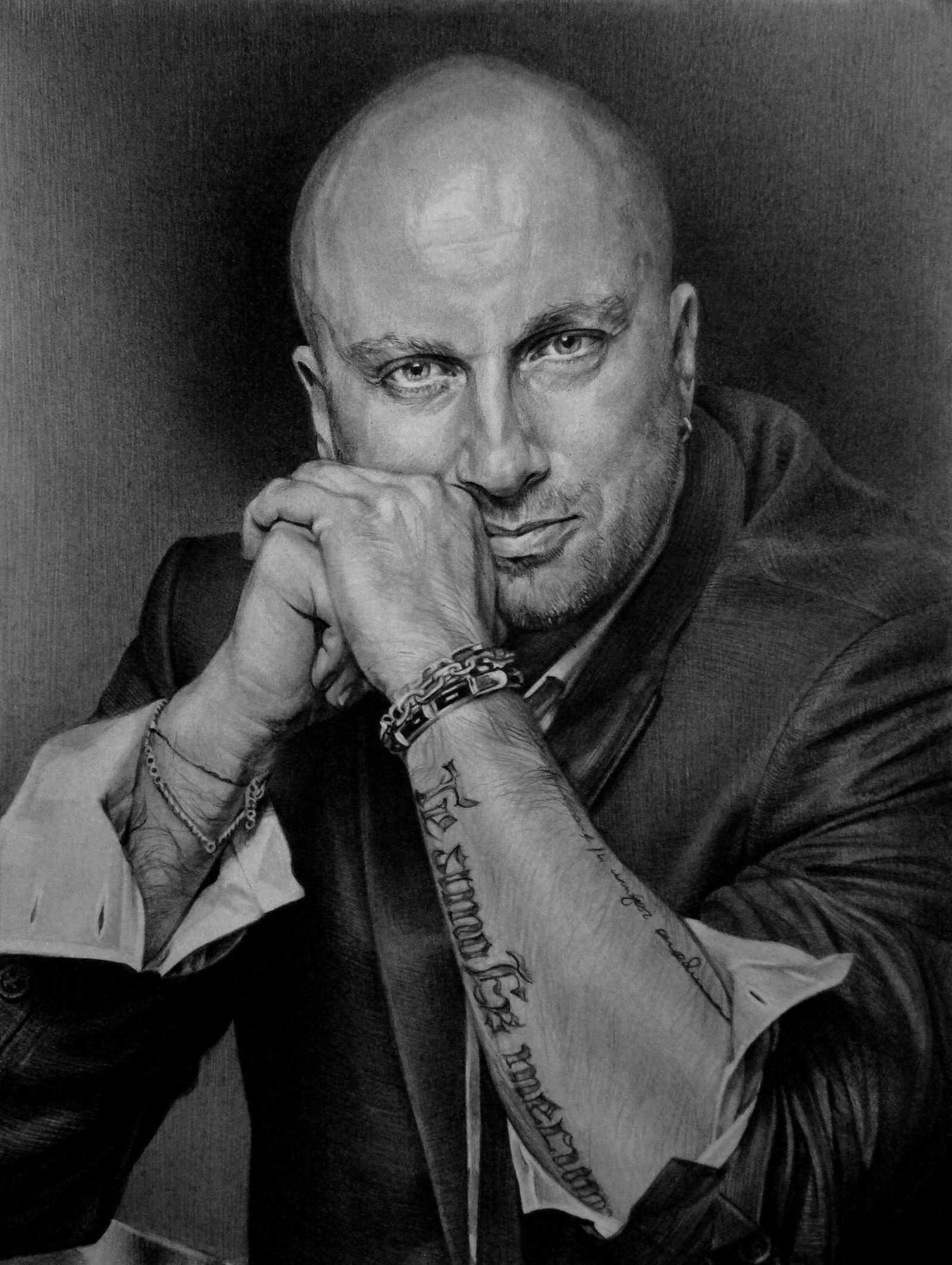 Dmitry Nagiev - My, Anna Bubnova, Pencil drawing, Dmitry Nagiyev, Portrait