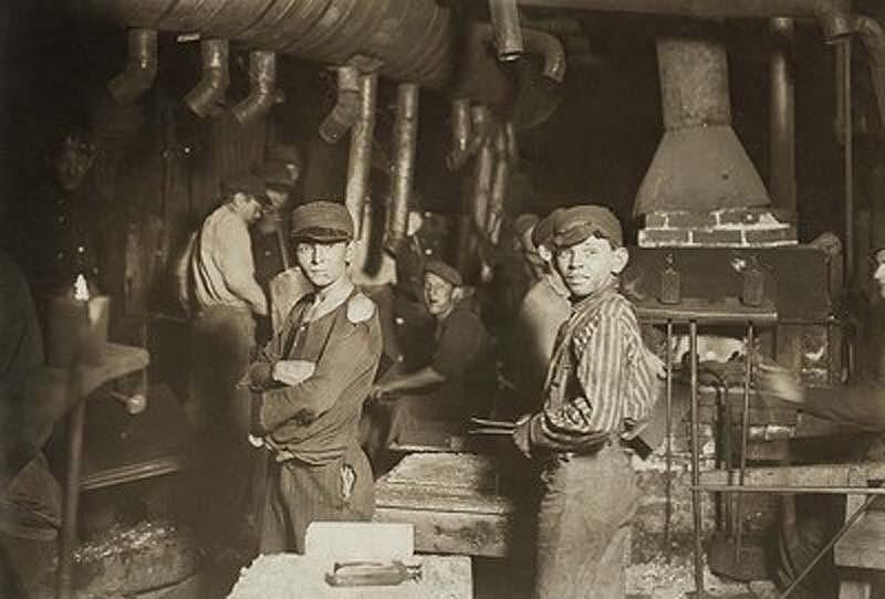 The most impressive shots of the life of American workers at the beginning of the 20th century - Longpost, Story, Images, Not mine