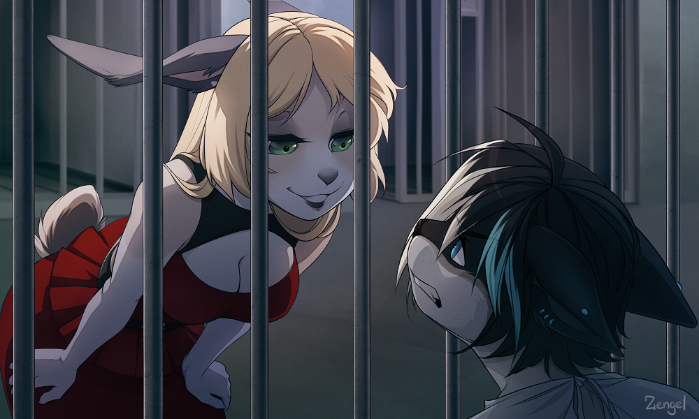 Tell me about your pain - Furry, Art, Iskra, Prison, Rabbit