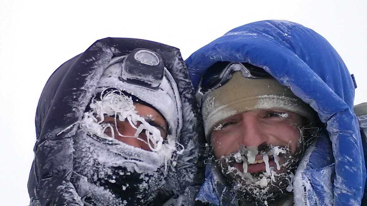 The first winter ascent of the Azerbaijani team to the highest peak of the Caucasus and Europe. - My, Longpost, Work, Profession, Mountaineering, Extreme