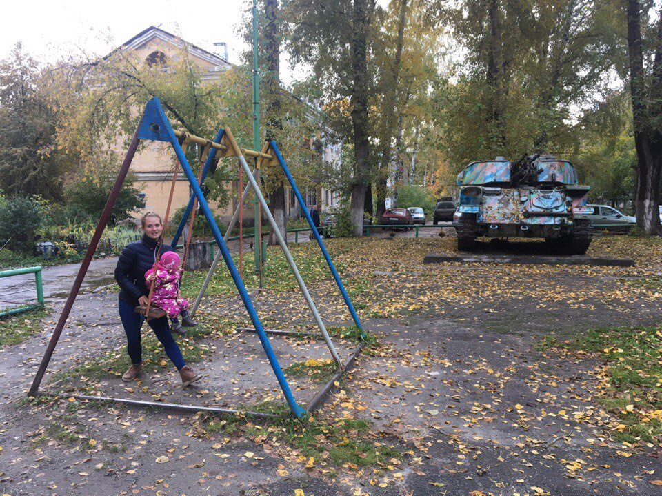 Суровая детская площадка - Детская площадка, Шилка, Томск