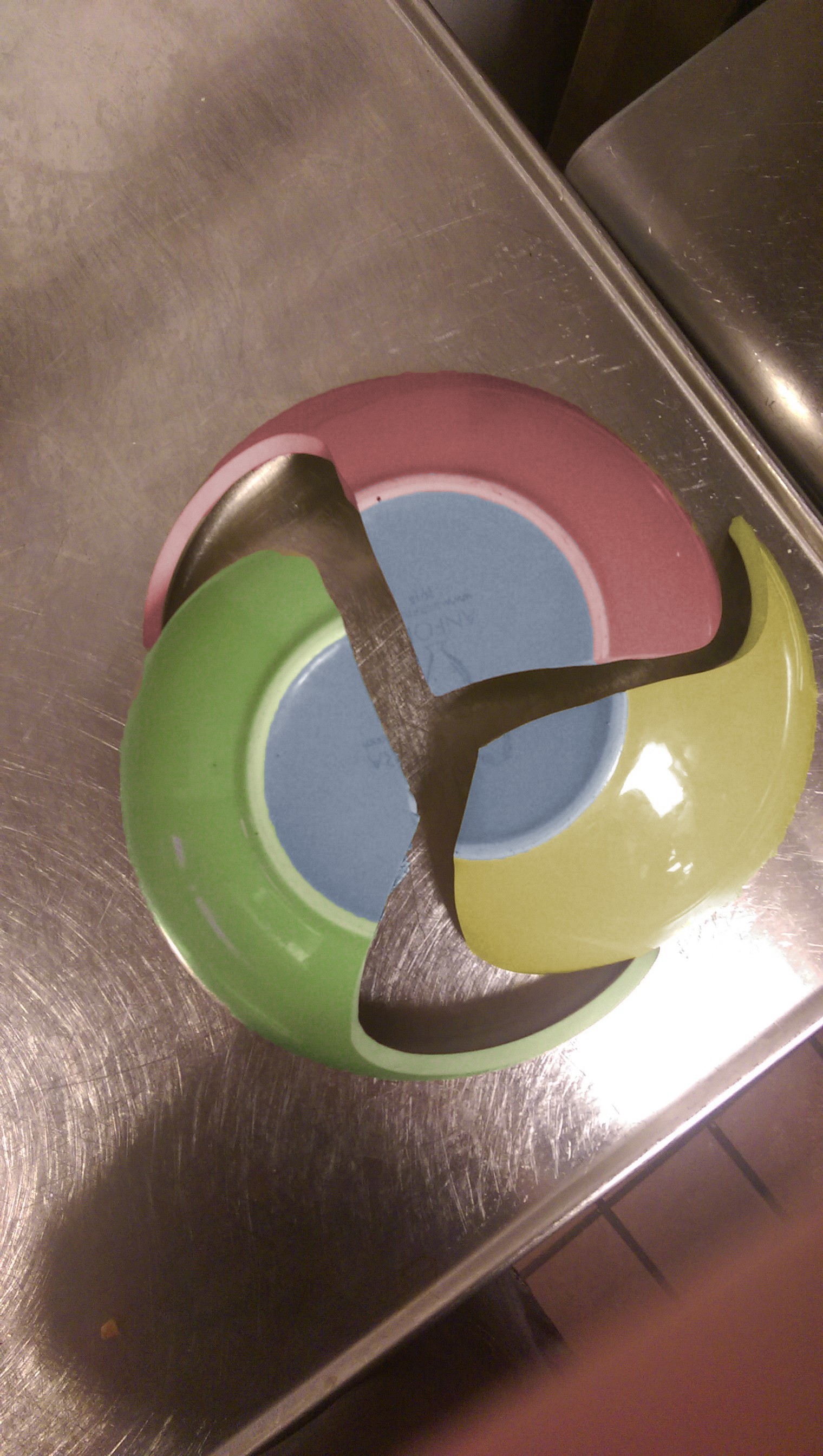 Chrome has crashed. - Google, Breaking, Plate, The photo