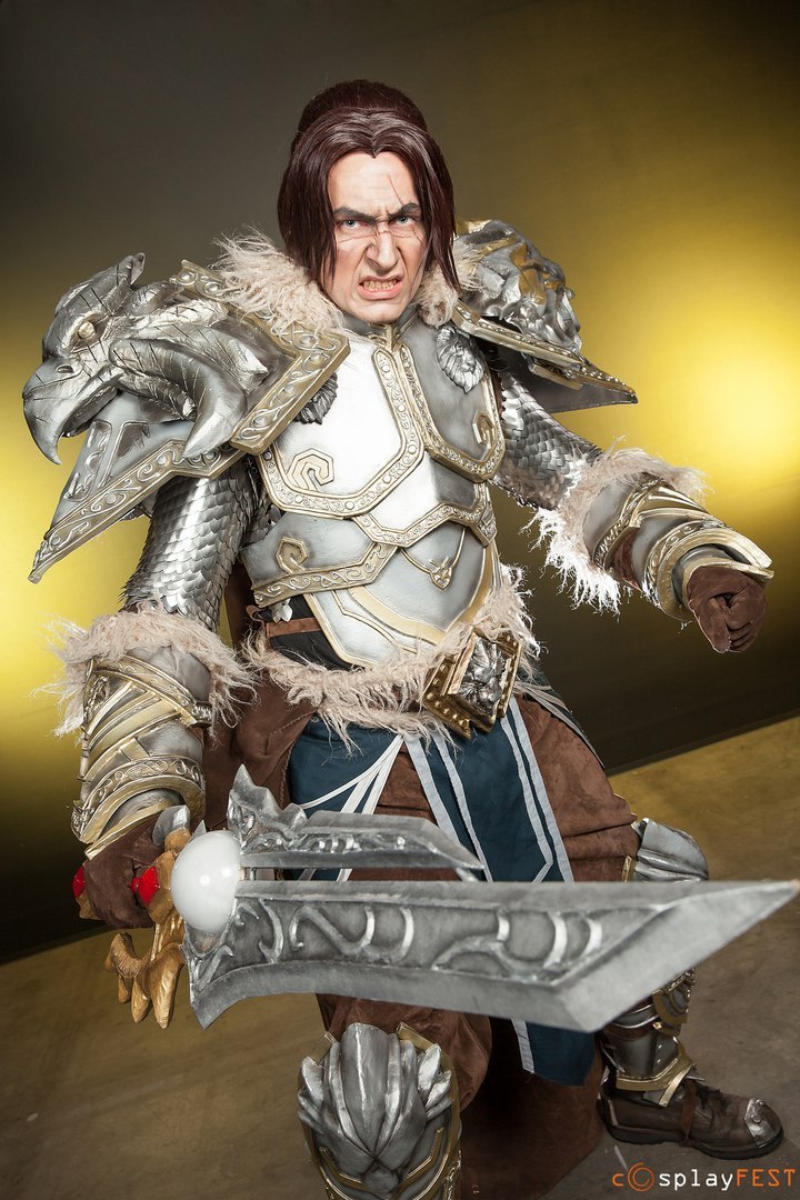 Varian Wrynn at ComicCon 2017 - Blizzard, Wow, World of warcraft, Warcraft, Varian Wrynn, Cosplay, Longpost