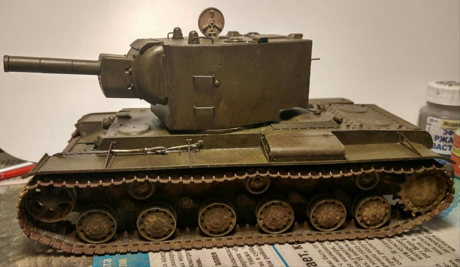 I did - My, Tanks, Prefabricated model, Longpost