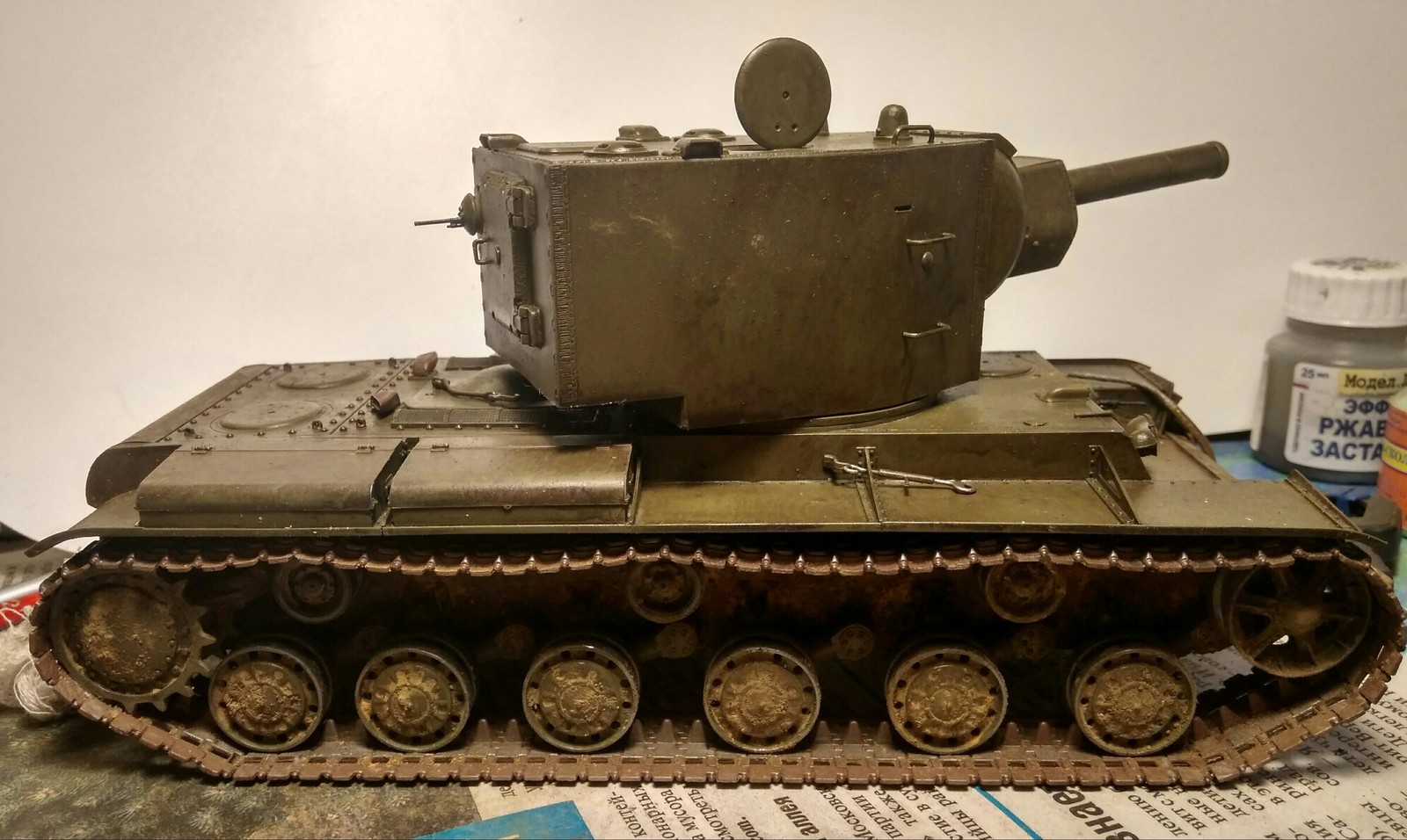 I did - My, Tanks, Prefabricated model, Longpost