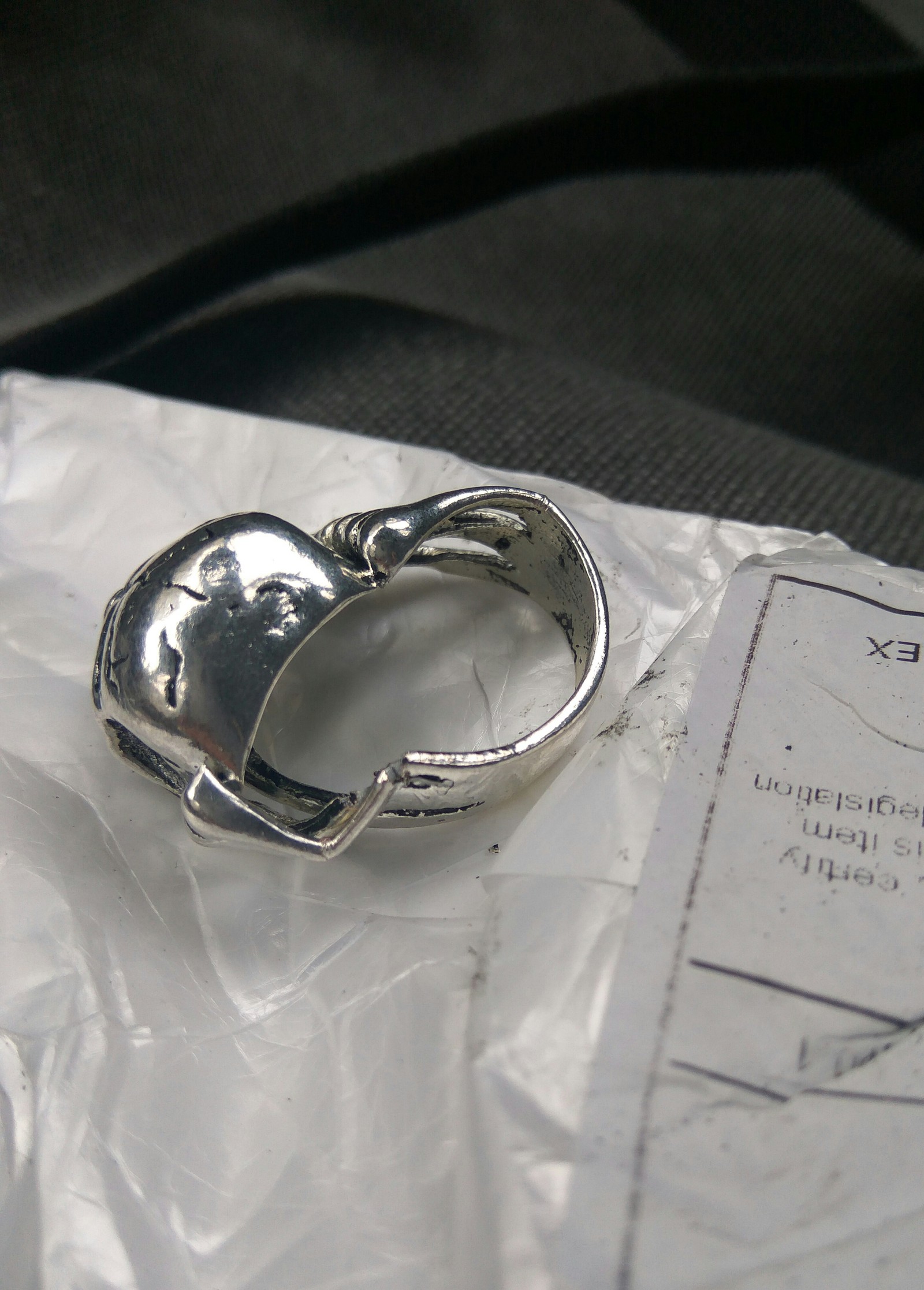 I knew that the Russian Post delivers the goods inaccurately, but in order for the iron ring to be so crumpled, an elephant must pass through it - My, Post office, My, Rukozhop, Longpost