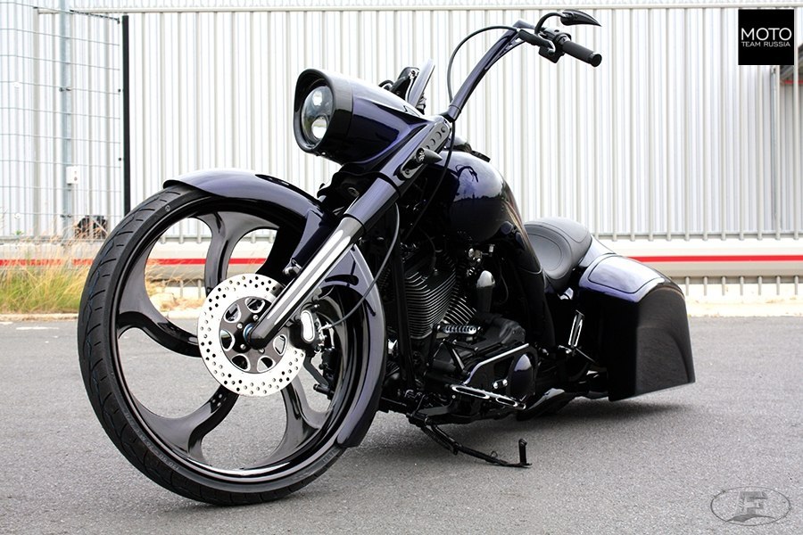 BLUE KING от Kodlin на базе HarleyDavidson Road King - Мото, Мотоциклы, Мотоциклист, Мотоспорт, Мотогонки, Мотопутешествие, Мотосезон, Длиннопост, Мотоциклисты