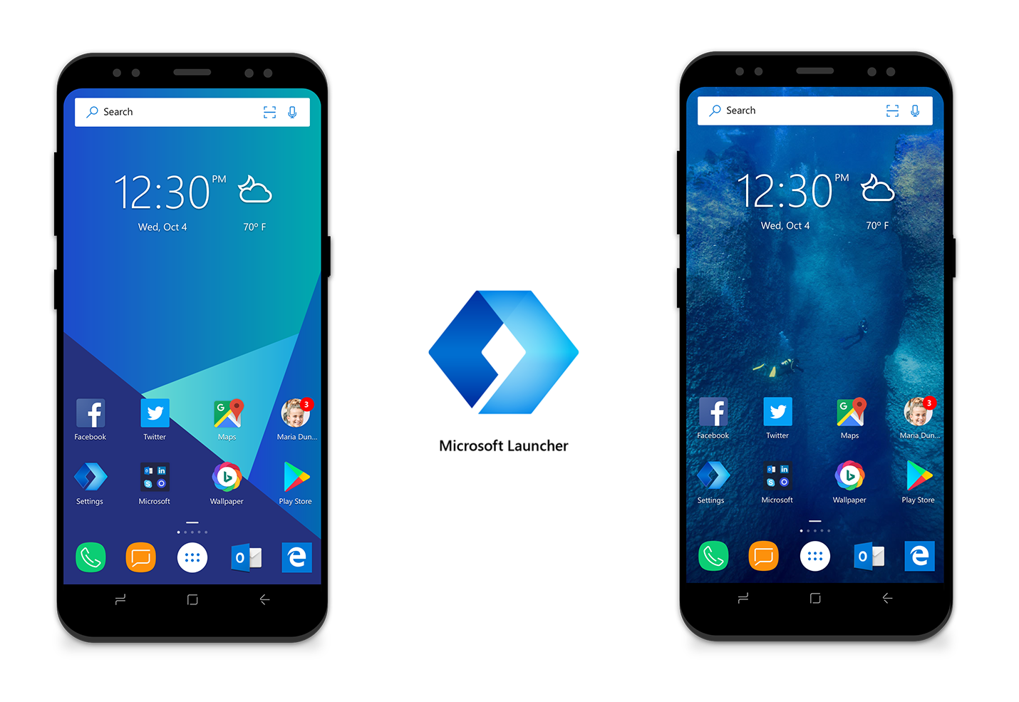 Microsoft Launcher делает Android и Windows 10 ближе | Пикабу