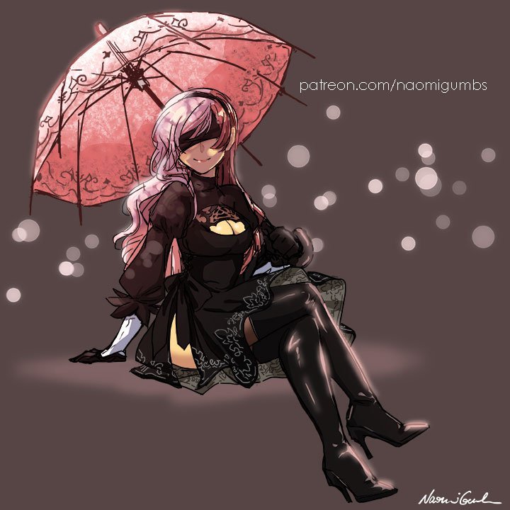 А Мороженке идет - RWBY, Neopolitan, NIER Automata, Yorha unit No 2 type B, Кроссовер, Аниме, Не аниме, Anime Art