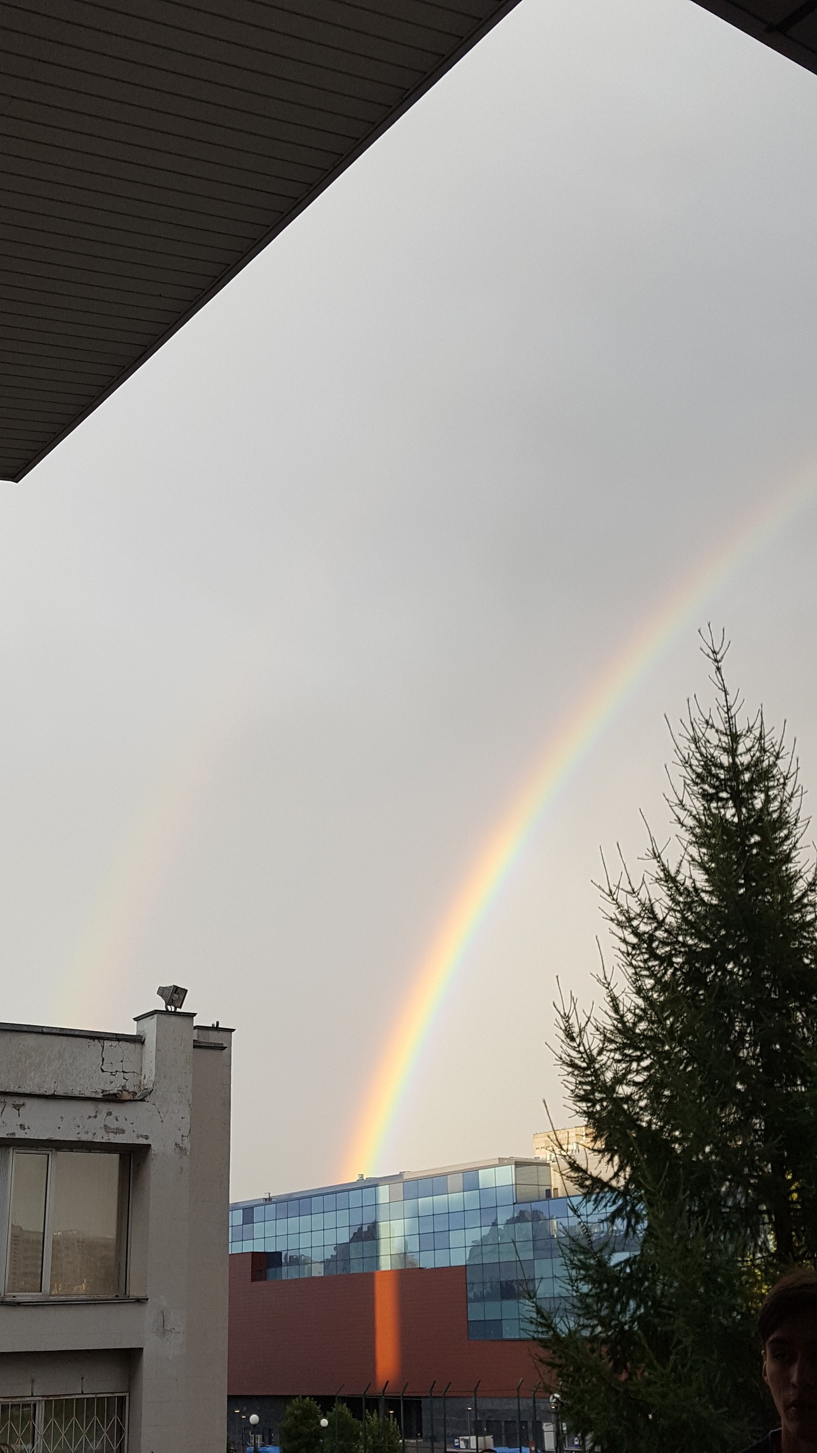 The place where leprechauns live - My, Rainbow, Double Rainbow, Autumn, Longpost