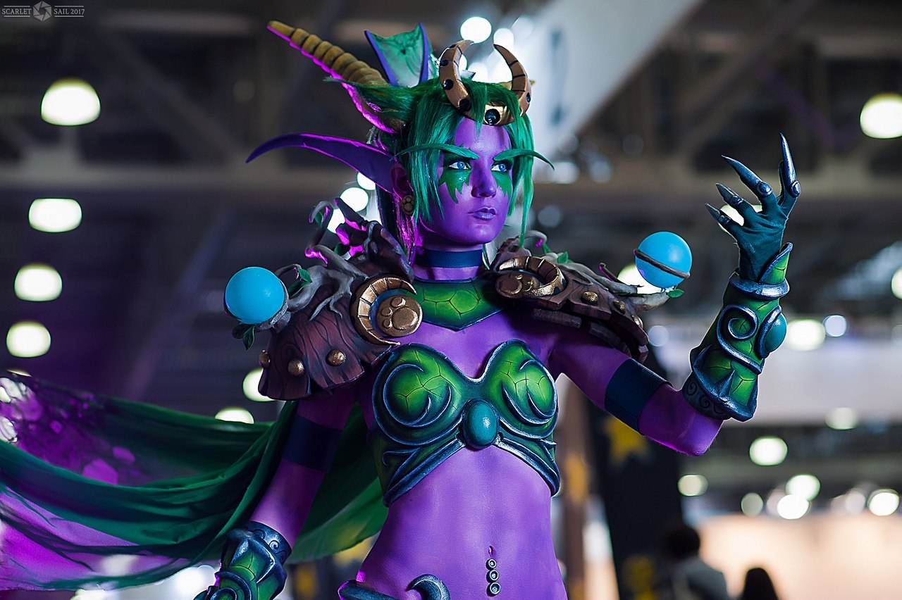 Изера на ComicCon 2017 - Косплей, Blizzard, WOW, World of Warcraft, Warcraft, Comiccon 2017, Длиннопост