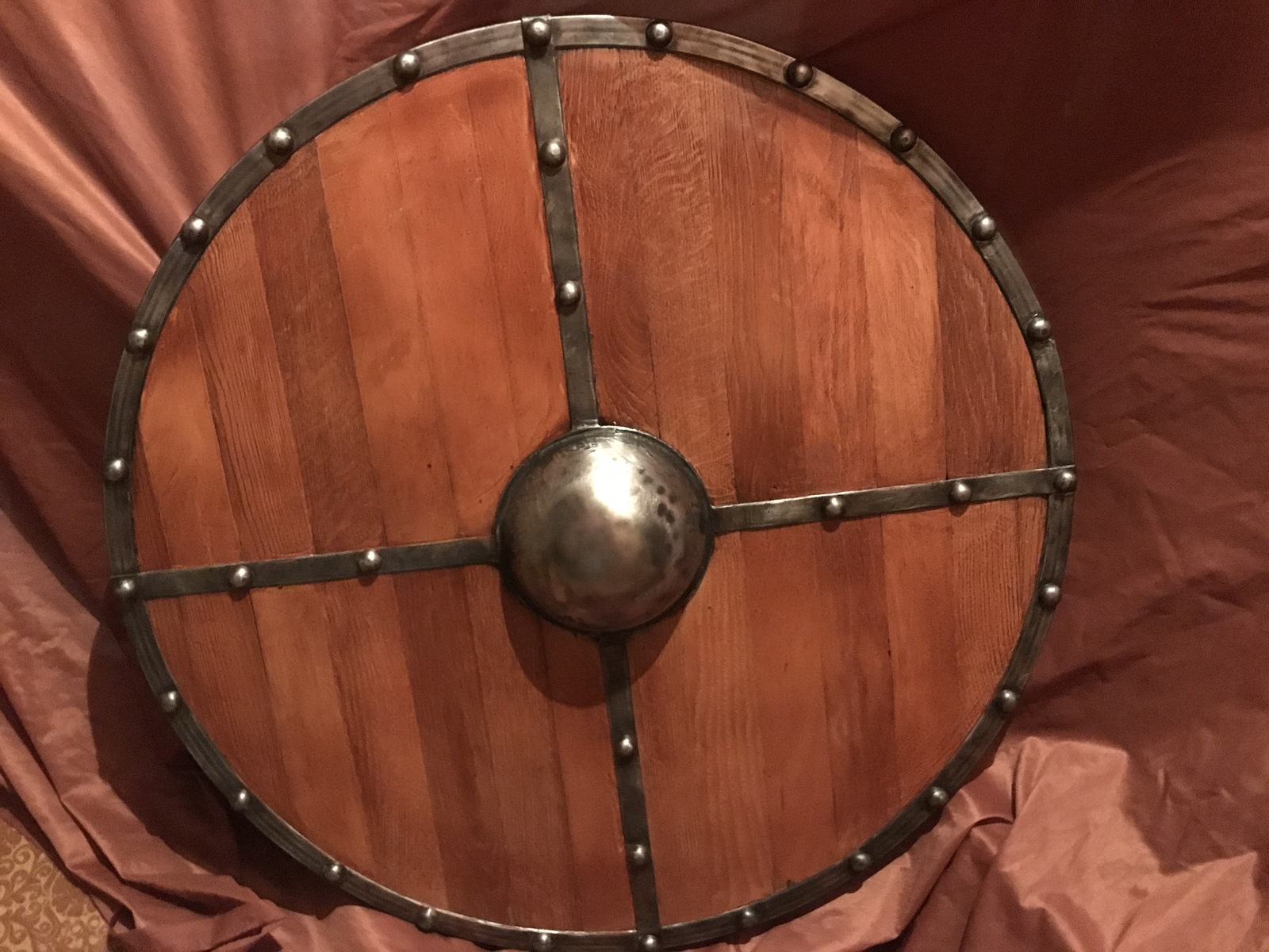 Scandinavian shield - My, Shield, Scandinavian style, Slavs, Historical reconstruction, Longpost