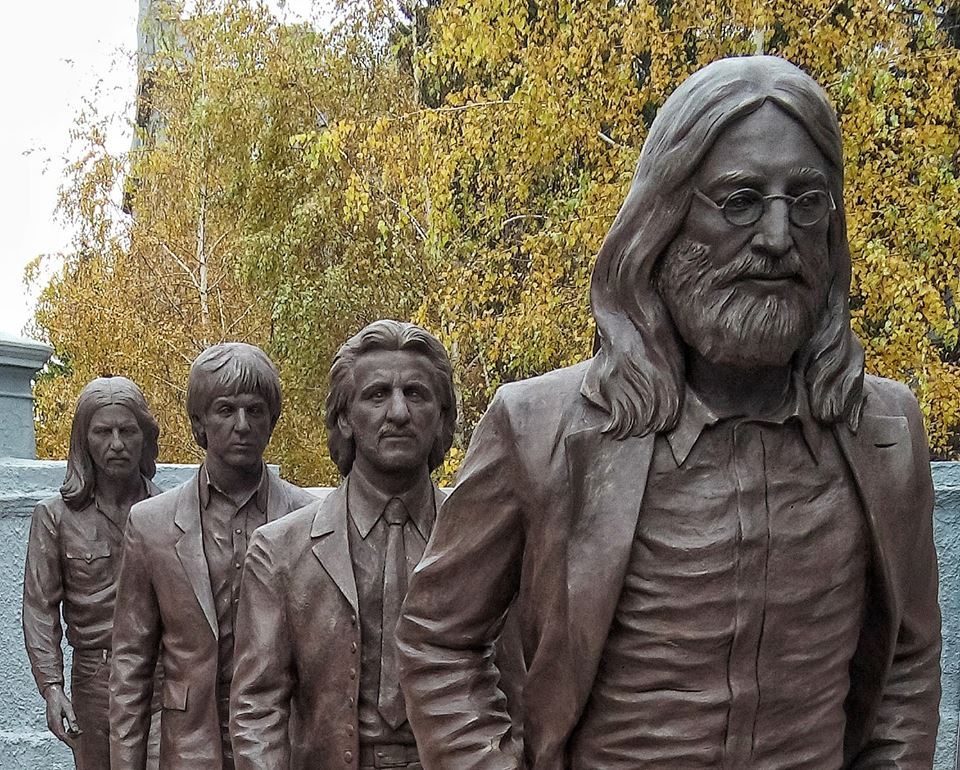 The Beatles in Siberia - Novosibirsk, The beatles, Monument, Exhibition, Just, Honestly stolen, Longpost